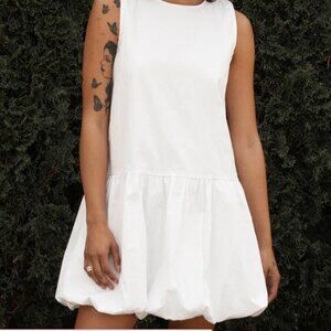 OAK + FORT Bubble Hem Mini Dress New With Tags